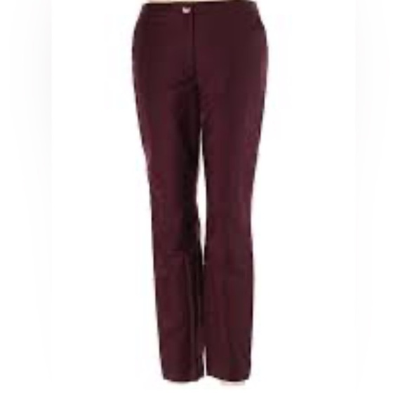 Ted baker maroon fancy pants women’s medium or 8 - Picture 1 of 3